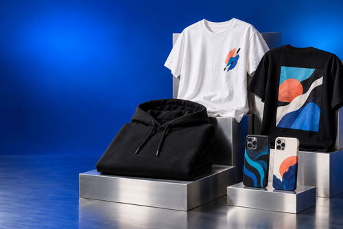 Custom printed classic T-shirt by DIY OneStop
